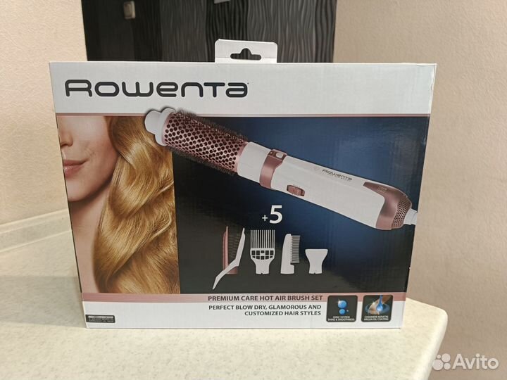 Фен щетка rowenta новая