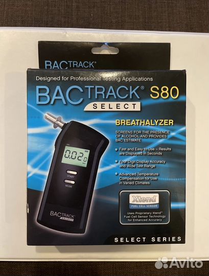 Алкотестер BackTrack S80 Профессиональный
