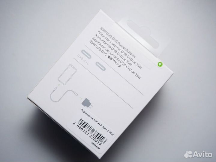 Блок питания Apple 35W USB-C x2