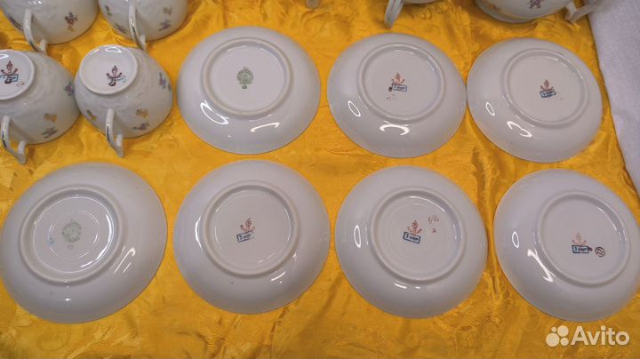 Чайный сервиз СССР Вербилки дфз