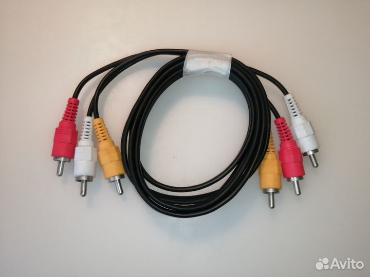 Кабель для тв RCA (тюльпан/jack)