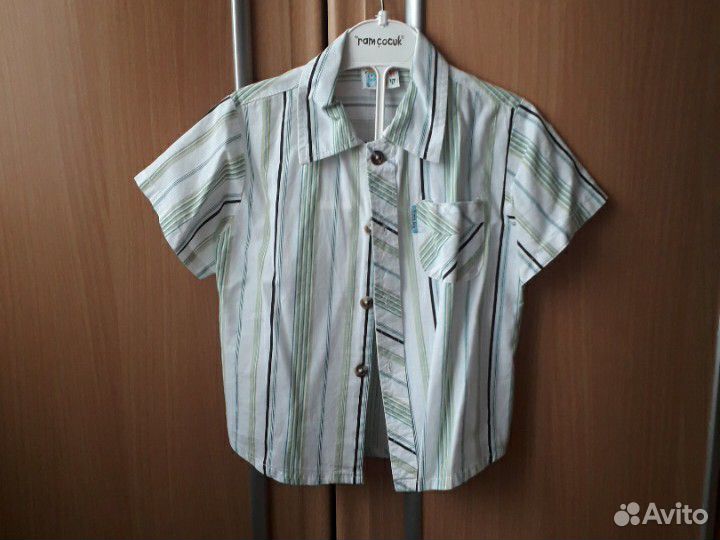 Рубашка, р-р 91-98