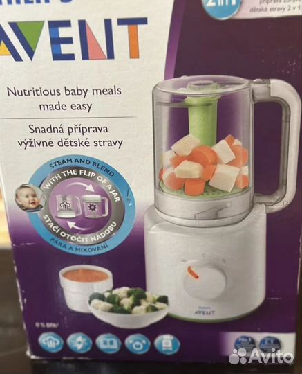 Пароварка блендер philips avent