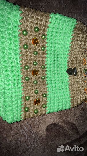 Вязанный рюкзак