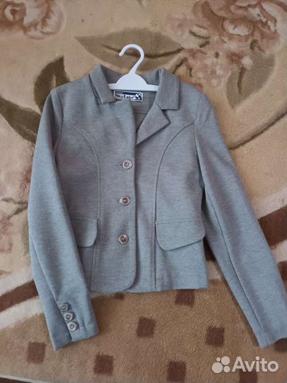 Пиджак и лонгслив для девочки
