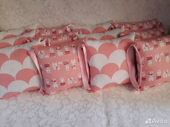 Бортики из сатина