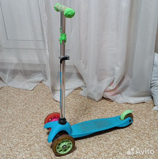 Самокат детский трехколесный бу