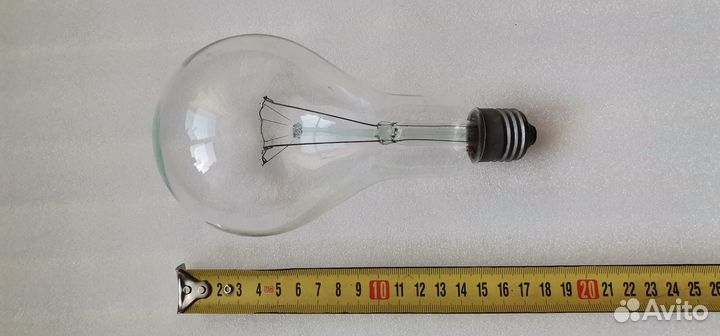 Лампа накаливания СССР 300 ватт 220в Е27