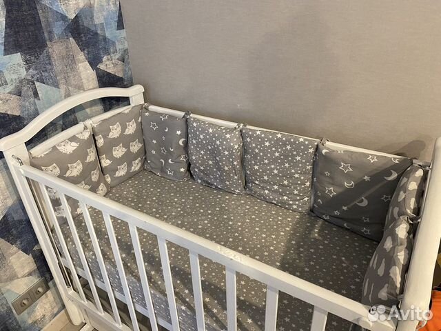Бортики в детскую кроватку
