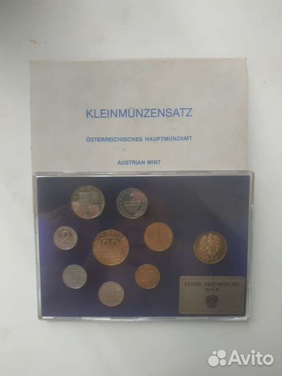 Набор монет 1985 года Австрия