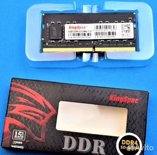 KingSpec Оперативная Память DDR4 16 GB 3200Mhz