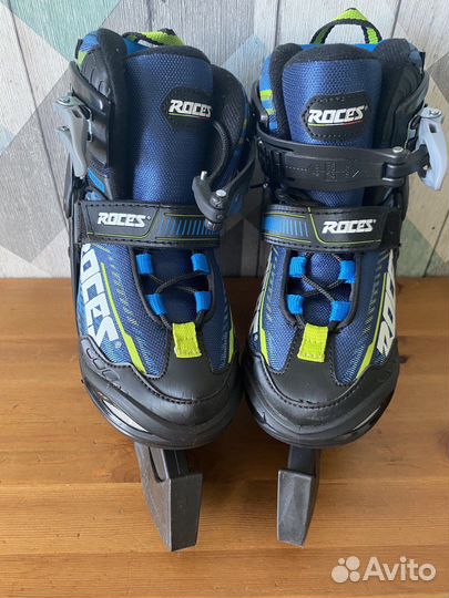 Коньки раздвижные детские Roces yoma 30/35