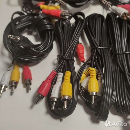 Кабель переходник 3rca- jack3.5