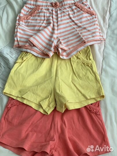 Шорты для девочки 86 92