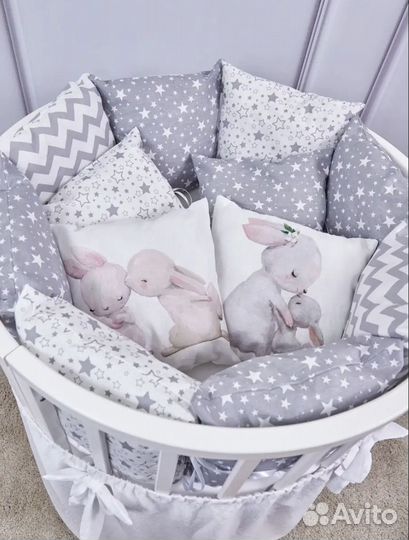 Бортики в кроватку