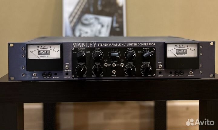 Manley stereo variable mu limiter compressor