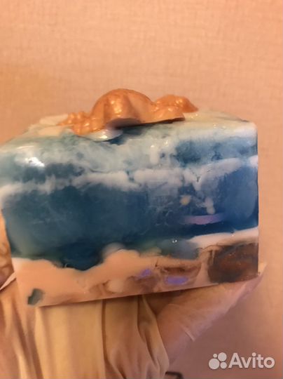 Мыло с жемчужной пудрой 