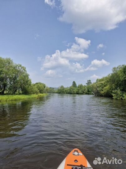 Сплав на сапах по реке Курба