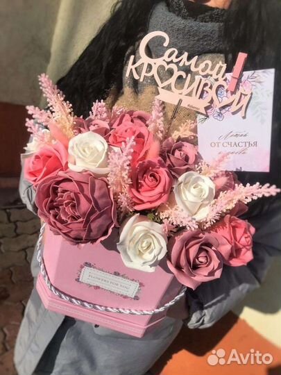 Неувядающие букеты из мыла ручной работы