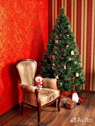 Новогодняя ёлка + гирлянда