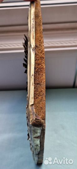 Старинная икона 27х32 Казанская Богородица 19в в о