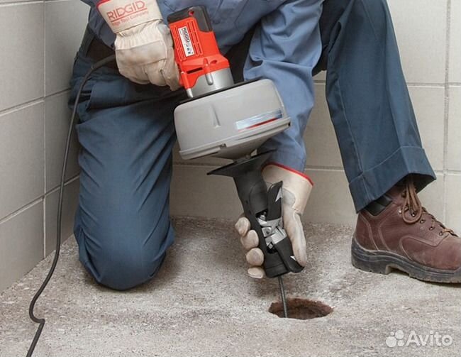 Прочистка канализации, услуги сантехника