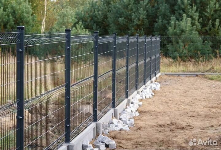 Забор из 3D сетки профессионально быстро