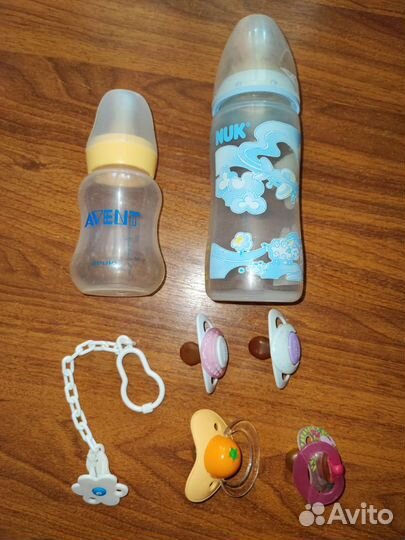 Бутылочки avent / nuk и соски