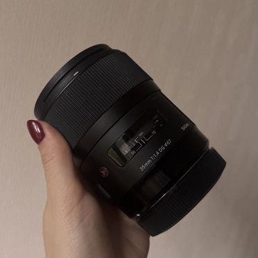 Объектив sigma 35 mm 1 4 canon art для canon