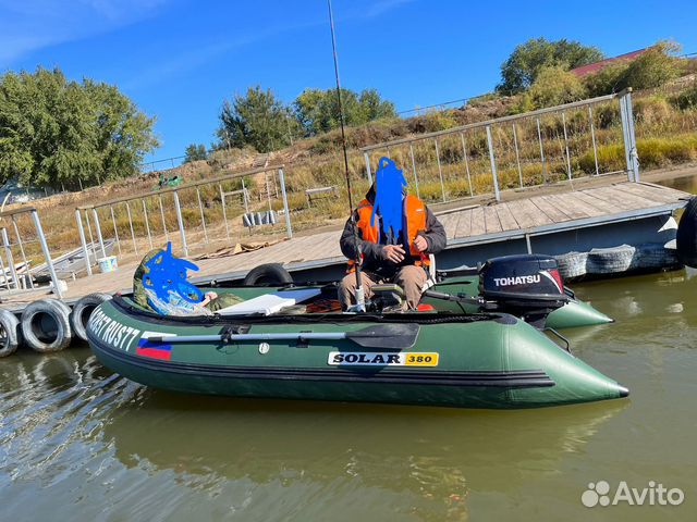 Лодка Solar 380 с мотором Tohatsu 18