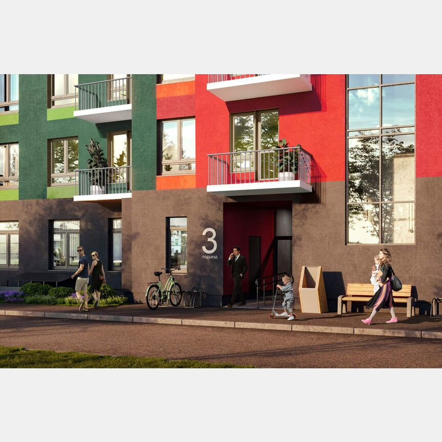 1-к. квартира, 37 м², 3/5 эт.