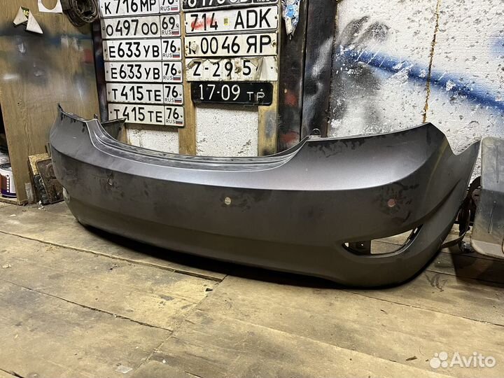 Задний бампер hyundai solaris1
