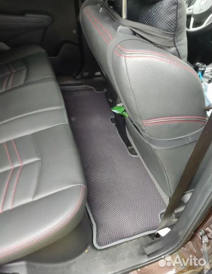 Автоковрик EVA в Хëндай Элантра 3D с бортами