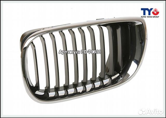 Решётка радиатора левая BMW E46 седан