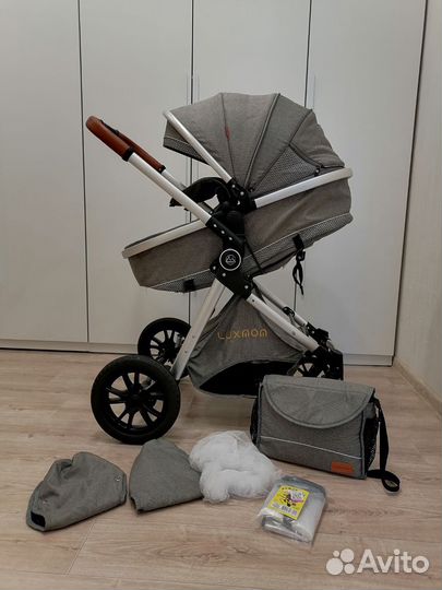 Коляска 2 в 1 luxmom
