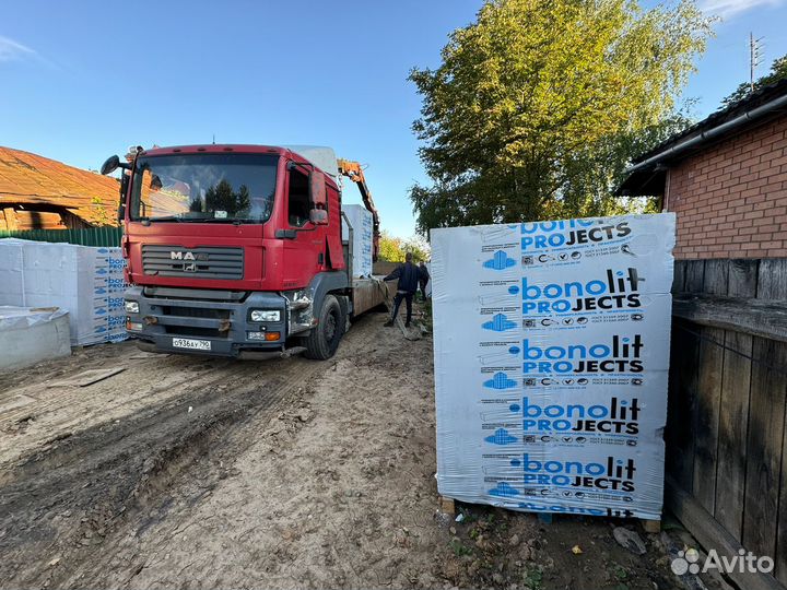 Пеноблоки с завода Бонолит