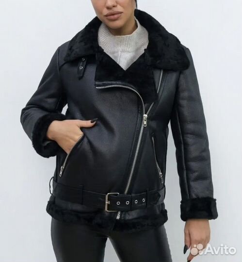 Дублёнка авиатор