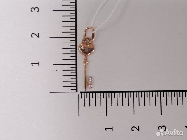 Подвеска с синтетическим камнем Золото