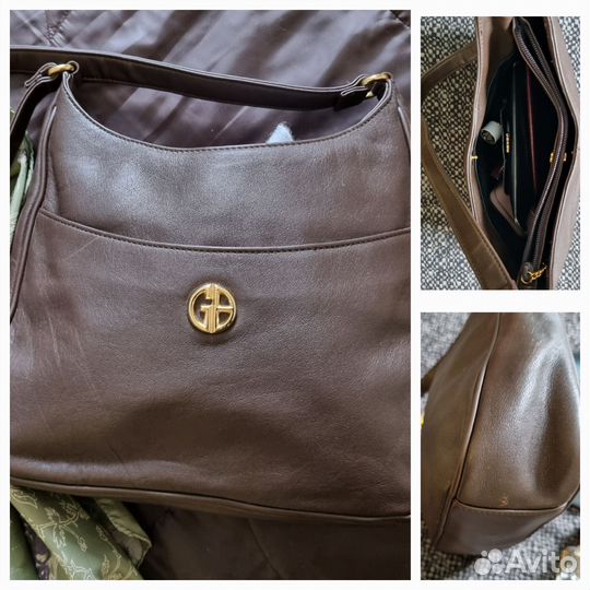Сумки кожа винтаж Италия