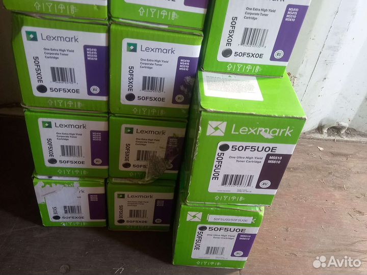 Картриджи lexmark 50f5x0e
