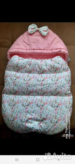 Конверт+комбинезон,шапочка,варежки,шарфик