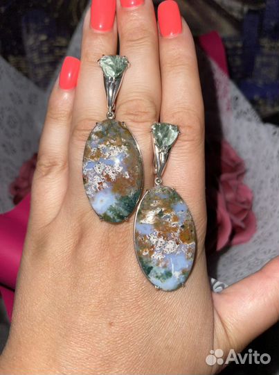 Серебряные серьги