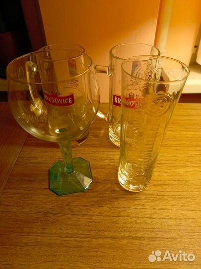 Пивные фужеры стаканы кружки разные