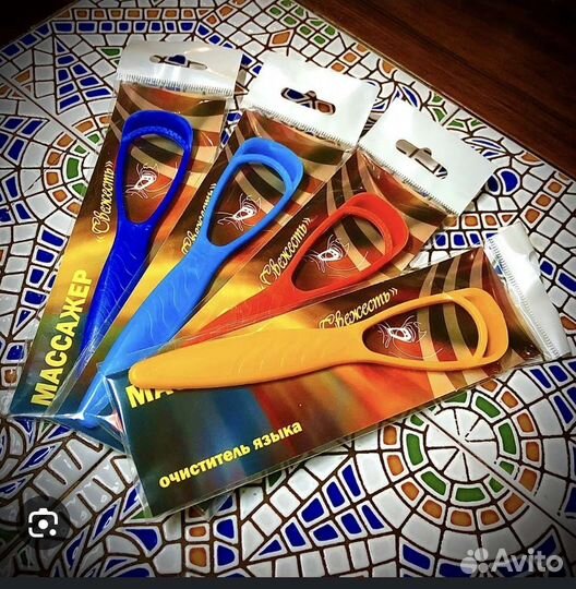 Очиститель скребок для языка 
