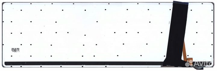 Клавиатура asus N76VB с красной подсветкой, OEM