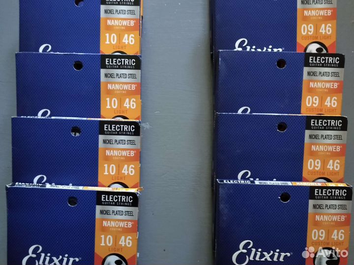 Elixir nanoweb Струны для электрогитар