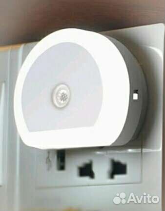 Ночник с датчиком освещения и 2 usb портами