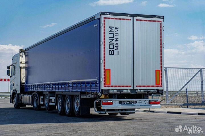 Полуприцеп шторный Bonum 914296-04, 2024