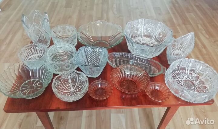 Хрустальная и стеклянная посуда