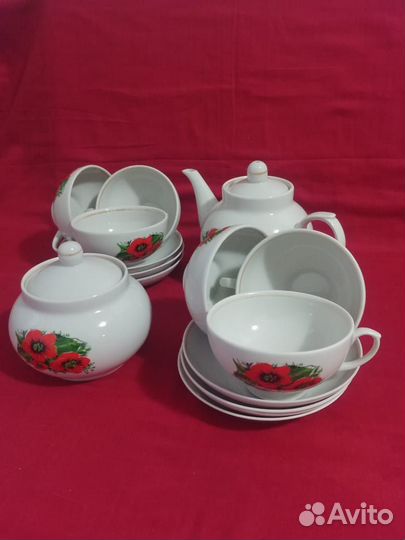 Чайный сервиз Дулево СССР
